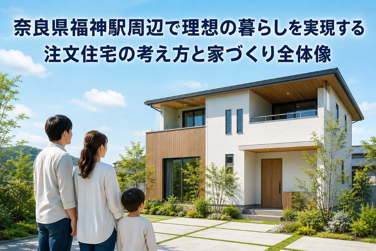 奈良県福神駅周辺で理想の暮らしを実現する注文住宅の考え方と家づくり全体像
